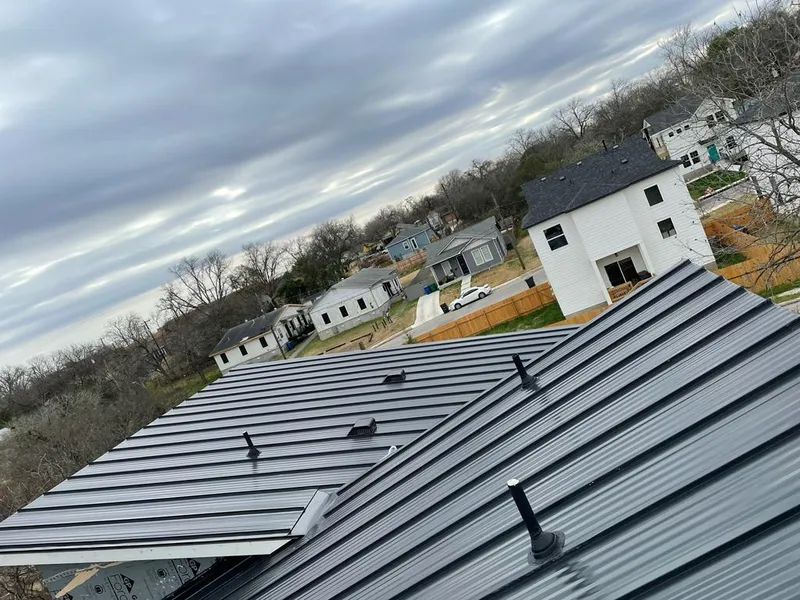 Standing seam metal roof panels with vents for Skylight Repair in Montgomery